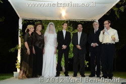 Bride, Groom, Parents & Orthodox Rabbi